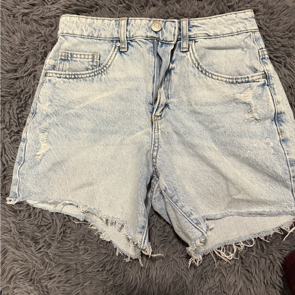 Denim shorts